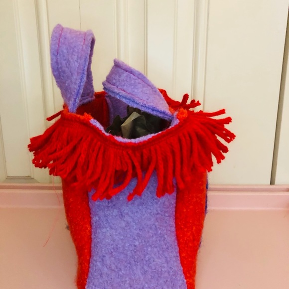 Handmade felted wool handbags Large/ small ,boho, wearable art - Picture 6 of 15